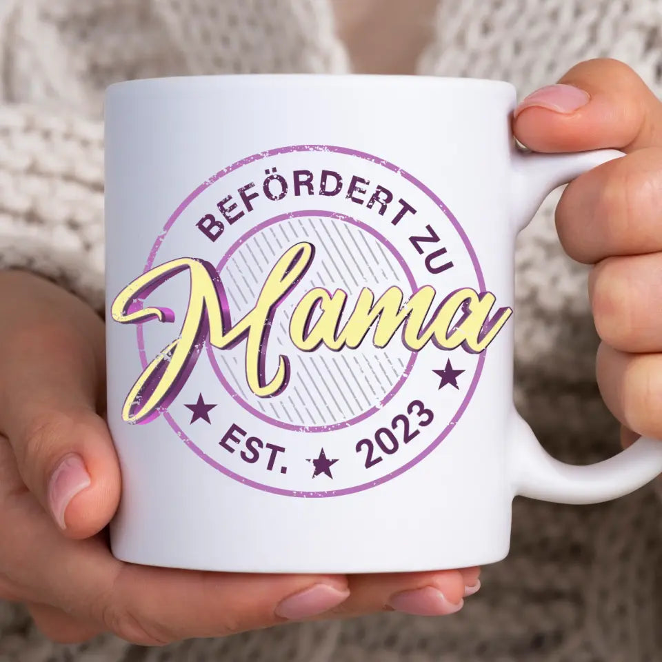 Befördert Zu Mama - Tasse
