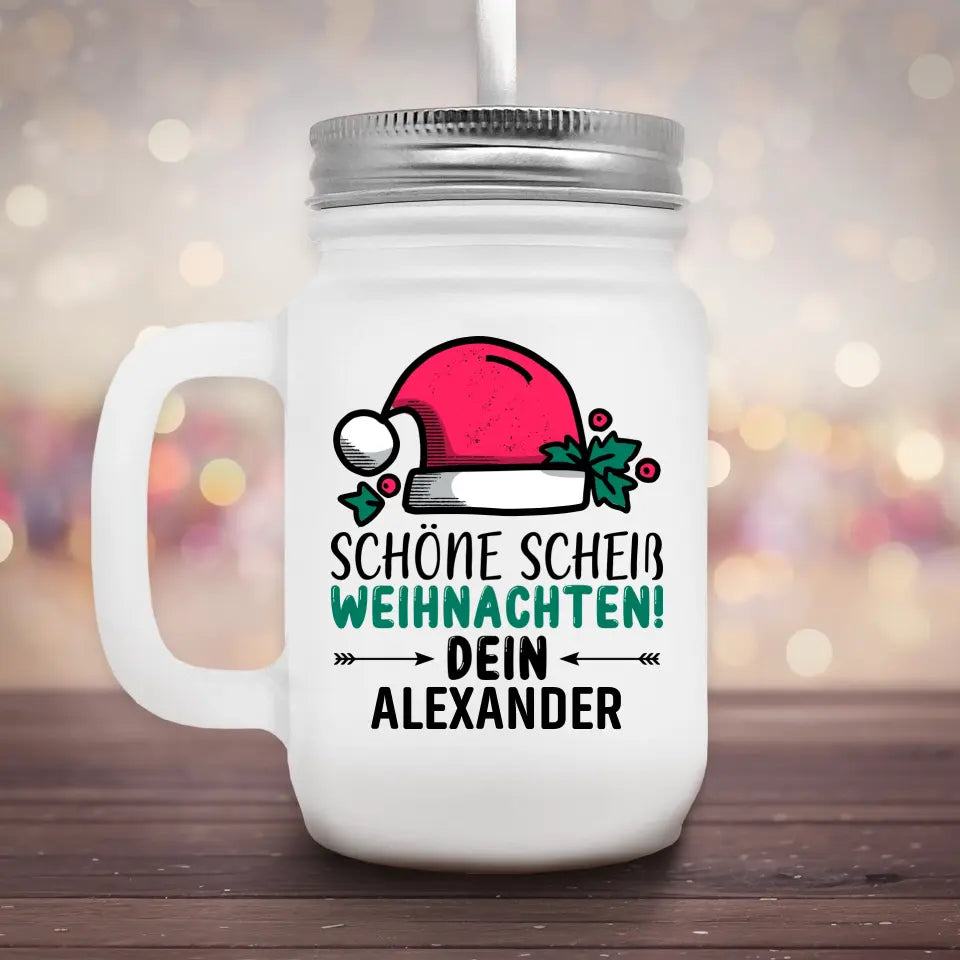 Schöne Sch* Weihnachten - Marmeladenglas