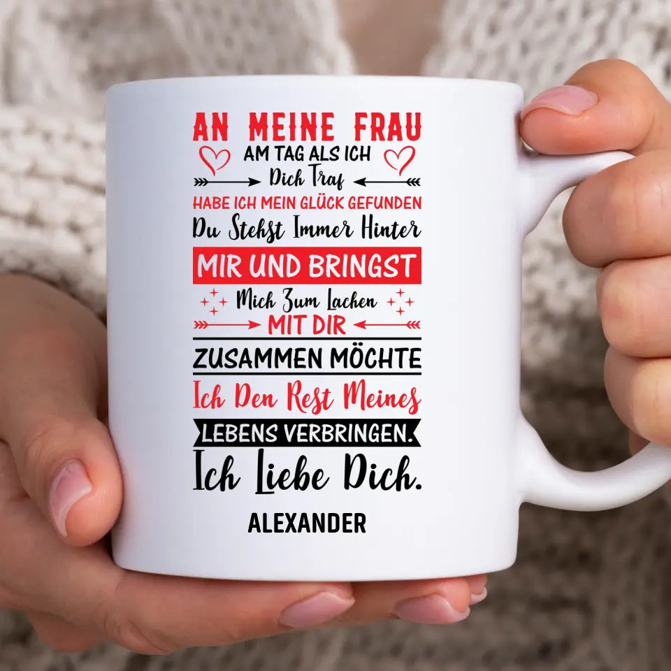 An Meine Frau - Tasse