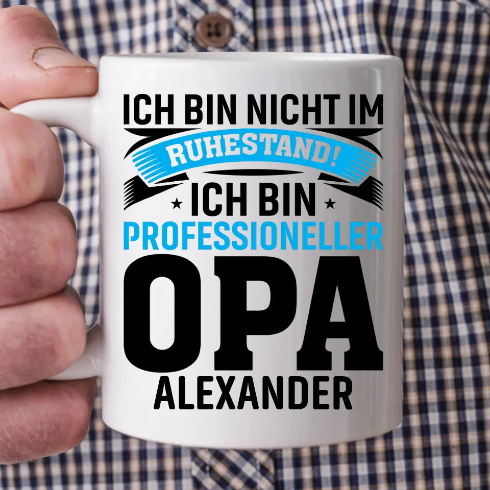 Professioneller Opa - Tasse