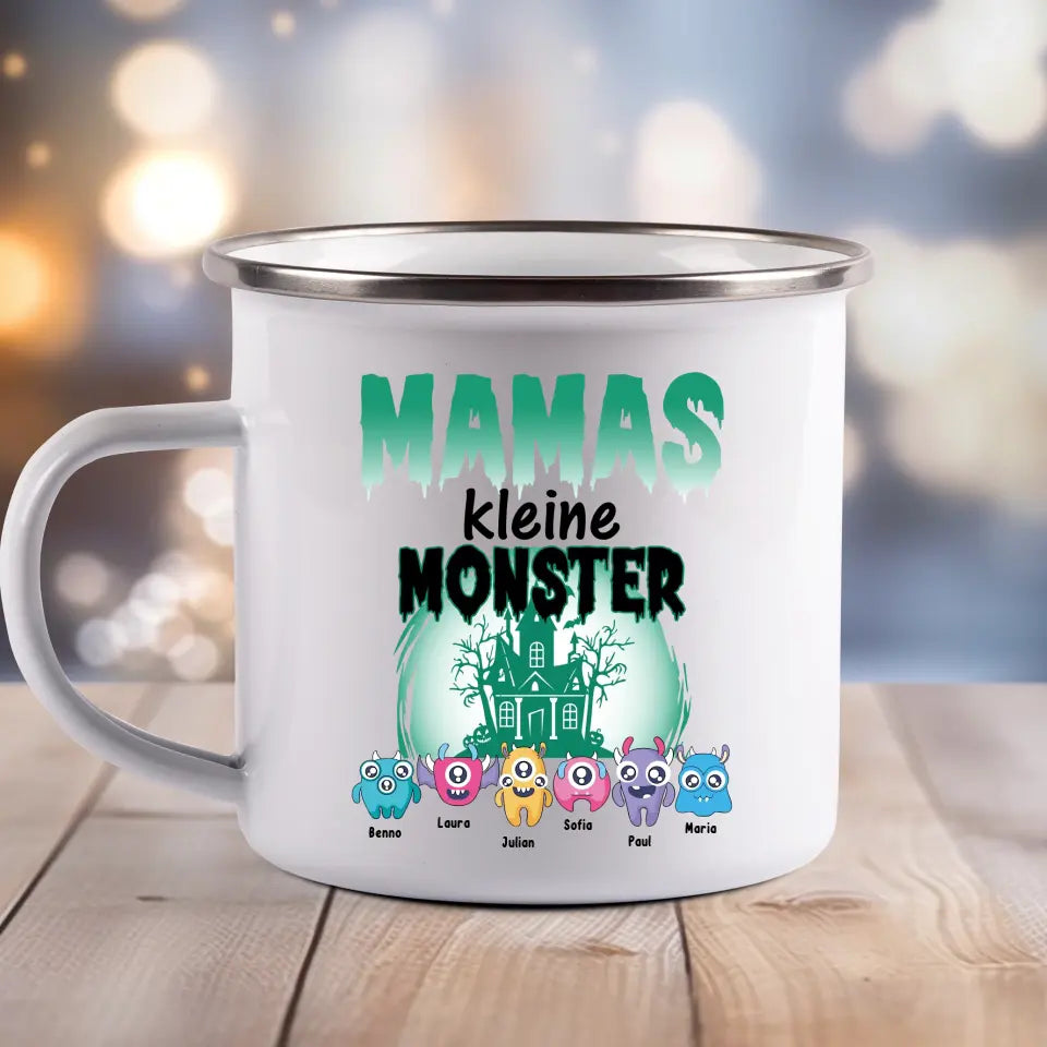 Mamas Monster - Emaille Tasse