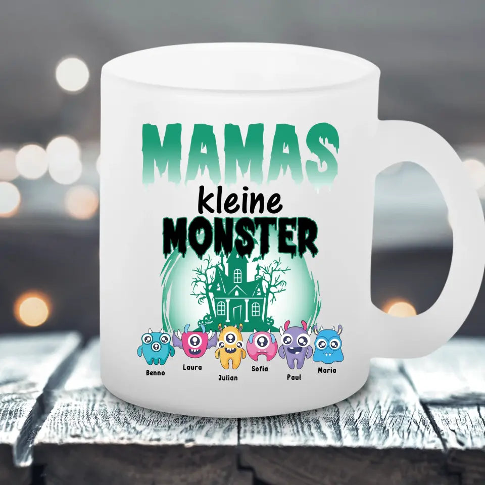 Kleine Monster - Satinierte Tasse