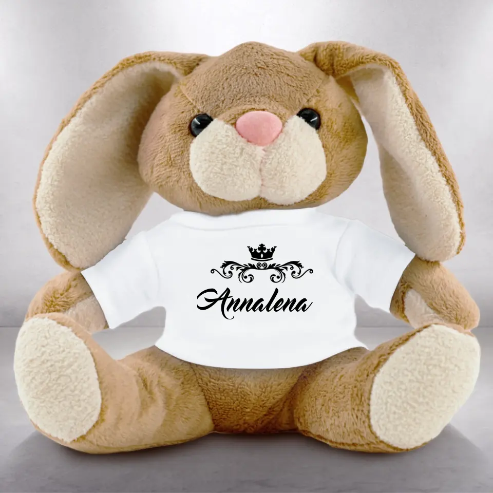 Name und Krone - Kuschelhase