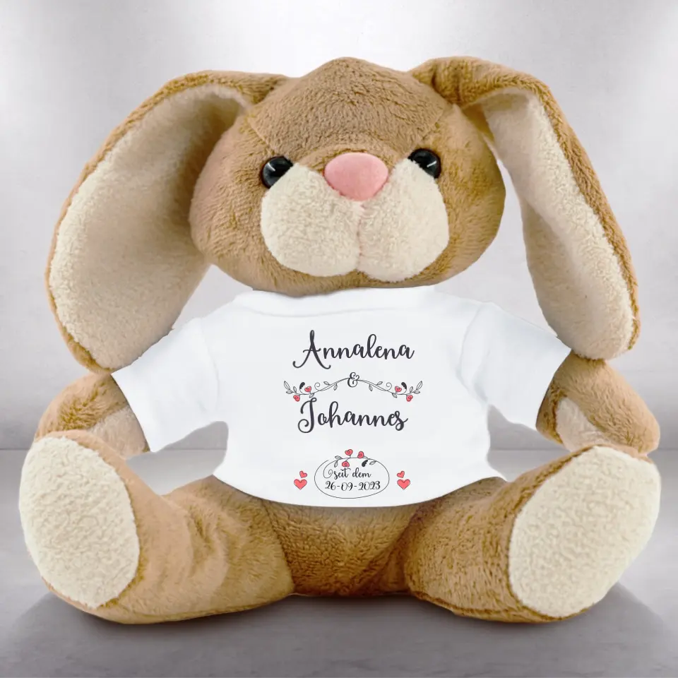 Name & Datum - Kuschelhase