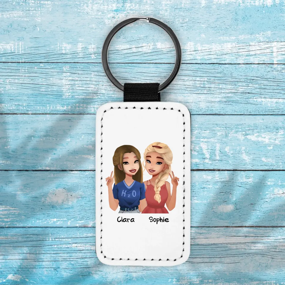 Beste Freundinnen - Schlüsselanhänger