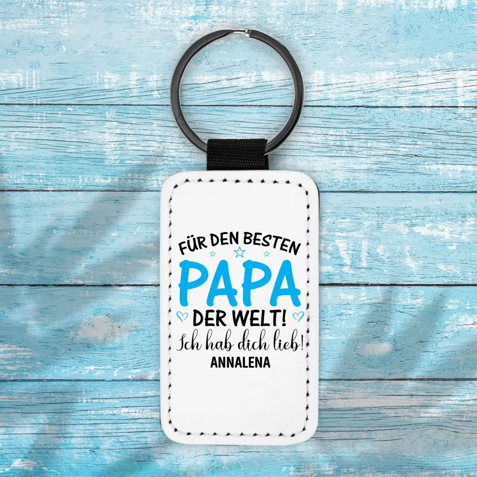 Bester Papa der Welt - Schlüsselanhänger