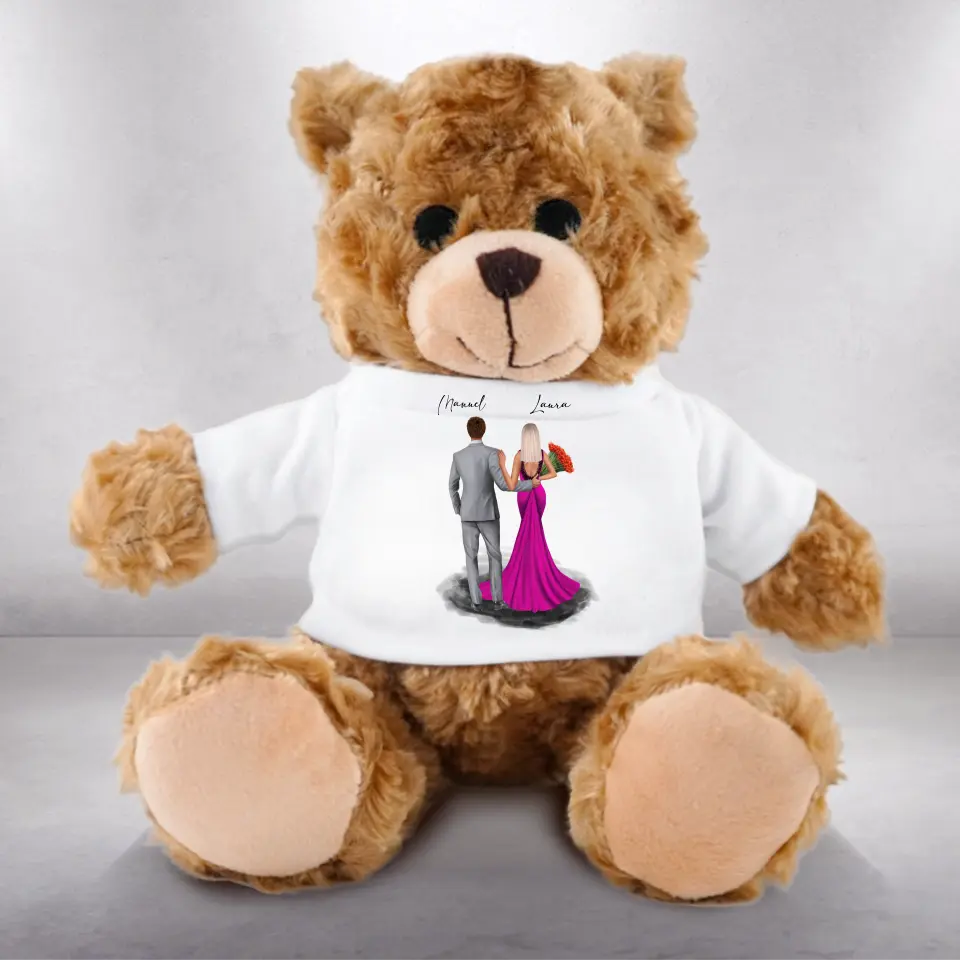 Schickes Paar - Plüschtier Teddy