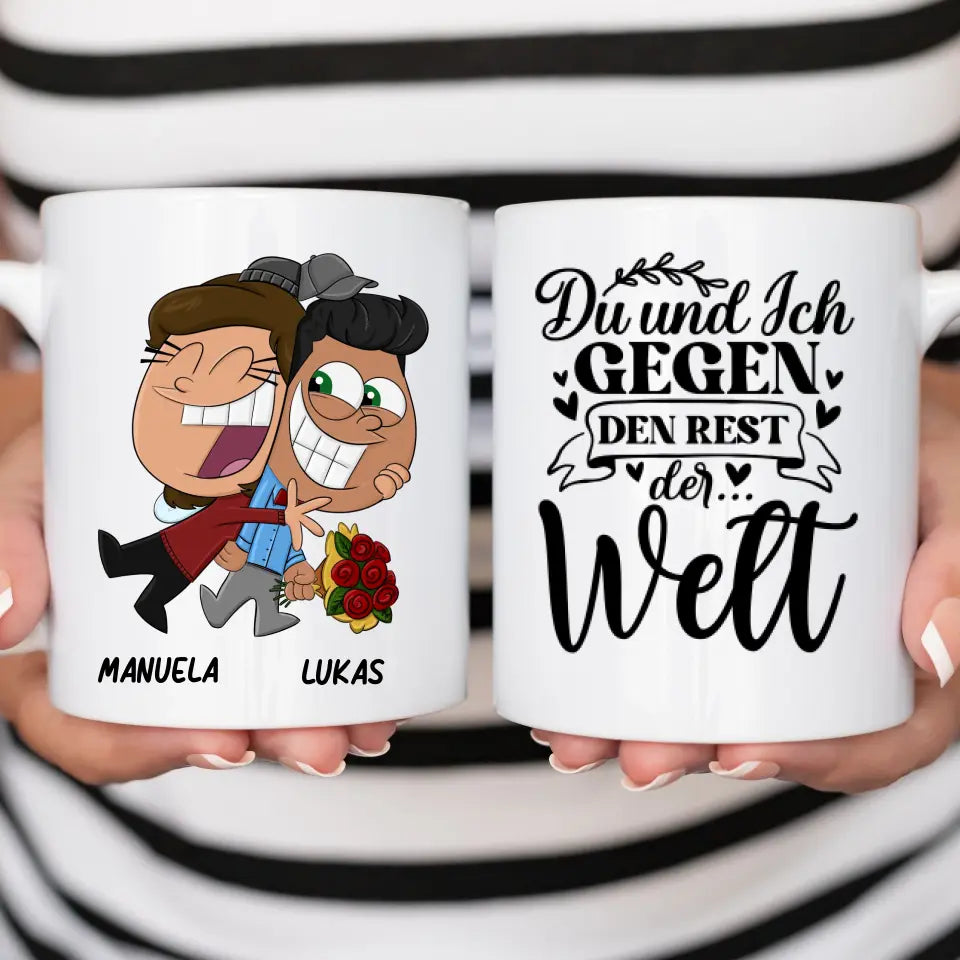 Cartoon Couple 3 - Tasse