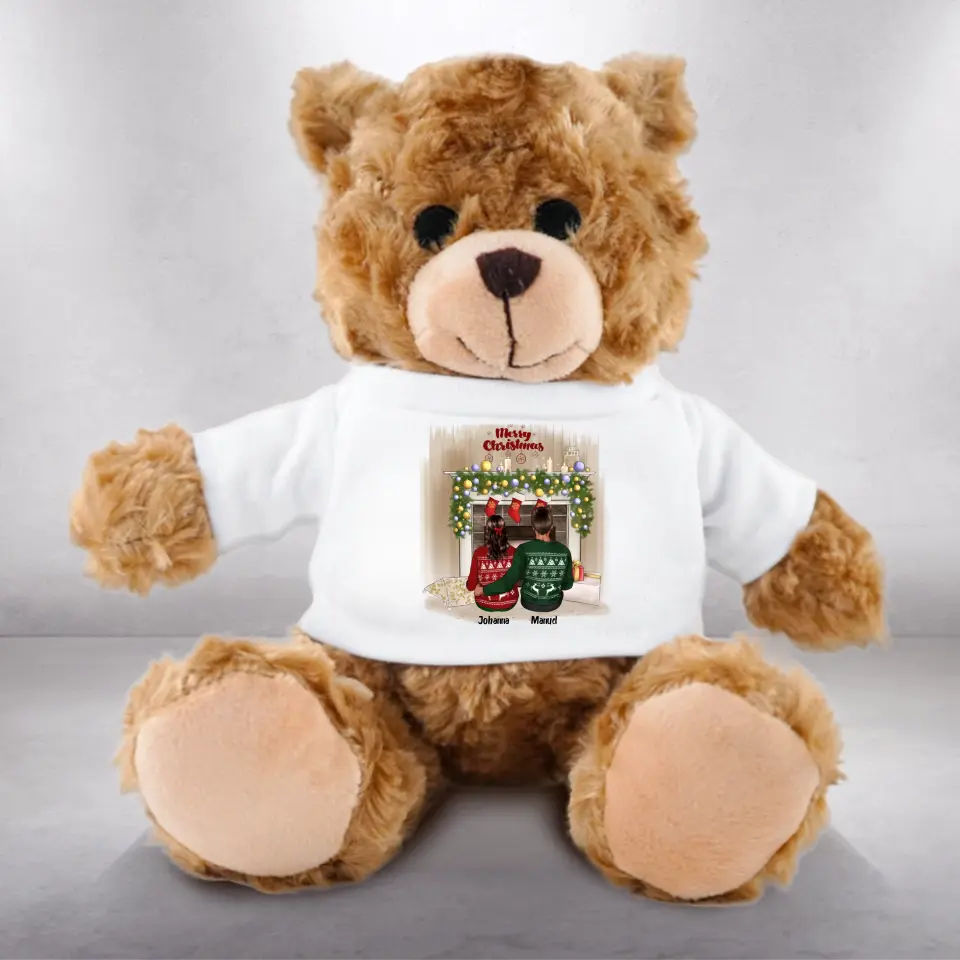 Süßes Paar Weihnachten - Plüschtier Teddy