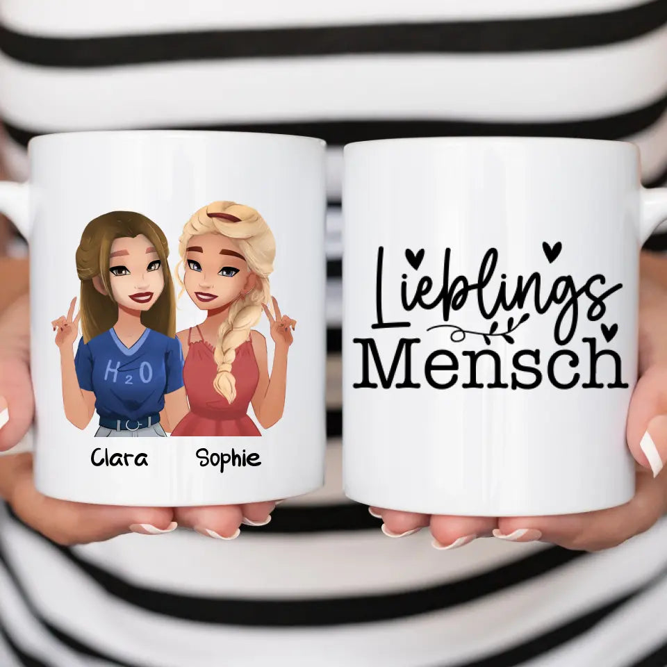 Peace Freundinnen - Tasse