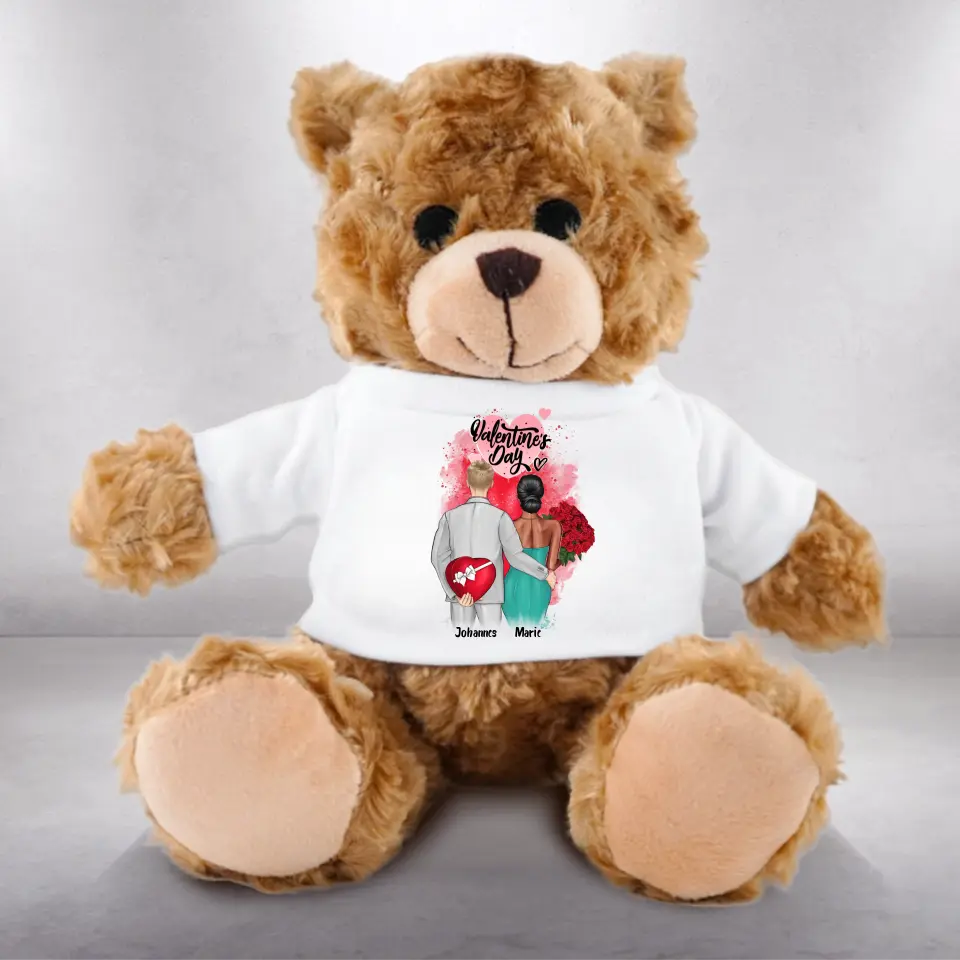 Valentinstag Paar - Plüschtier Teddy