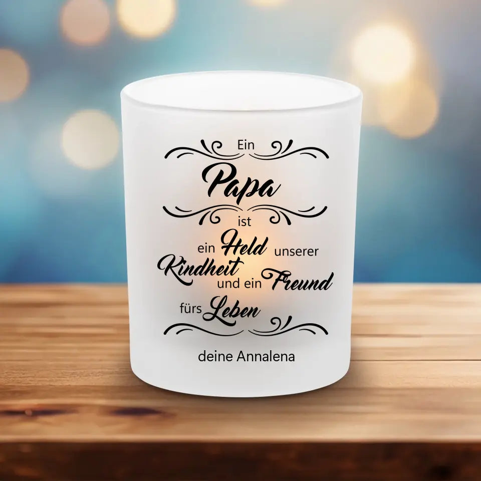 Held unserer Kindheit - Teelichthalter