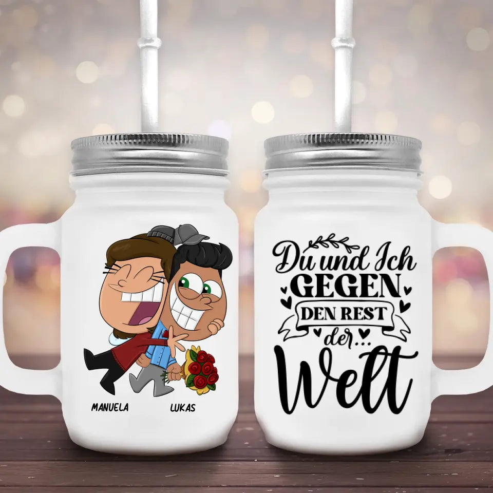 Elfen Couple - Marmeladenglas