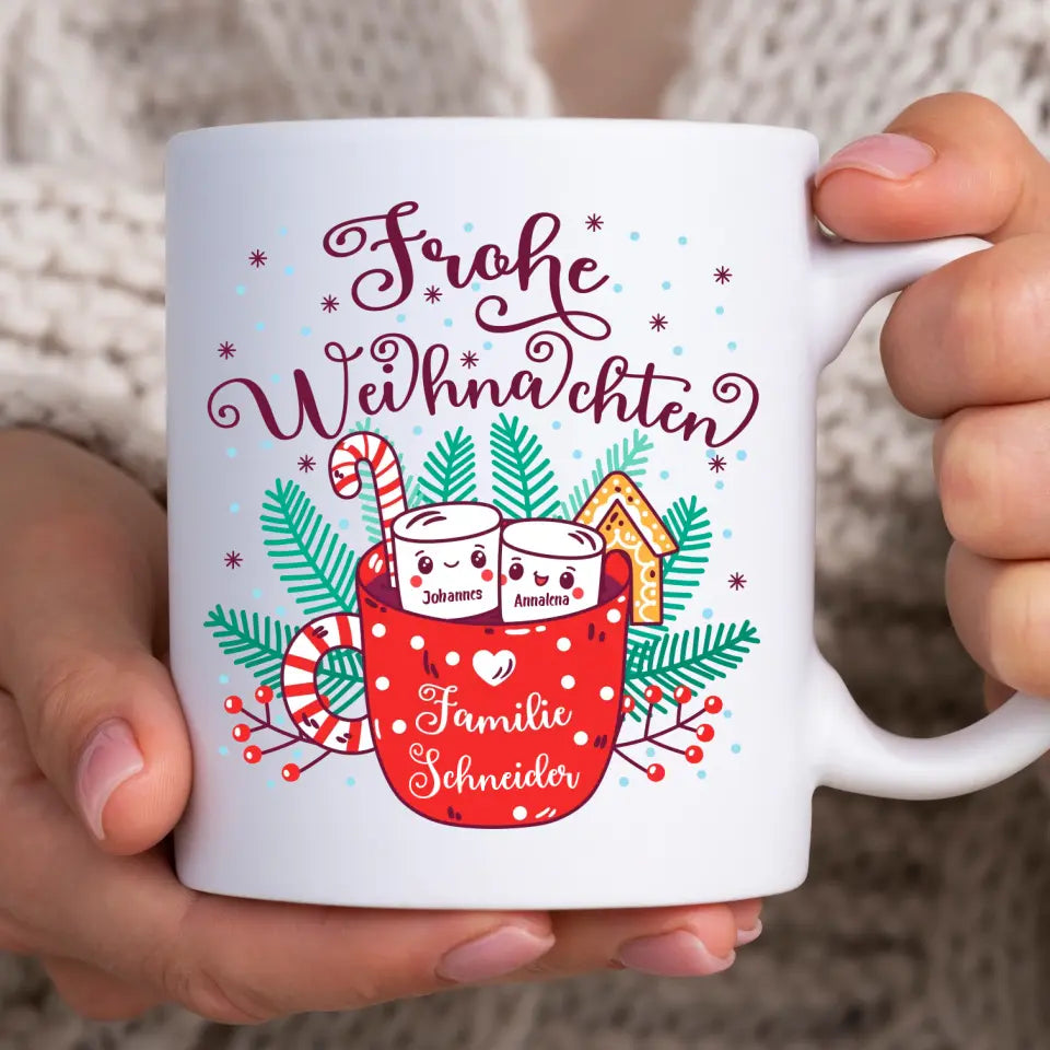 Familien Marshmallows - Tasse