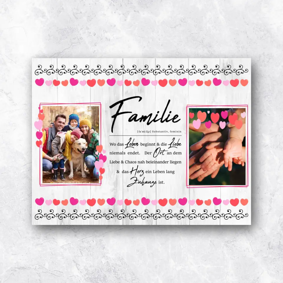 Familie Zuhause - Poster