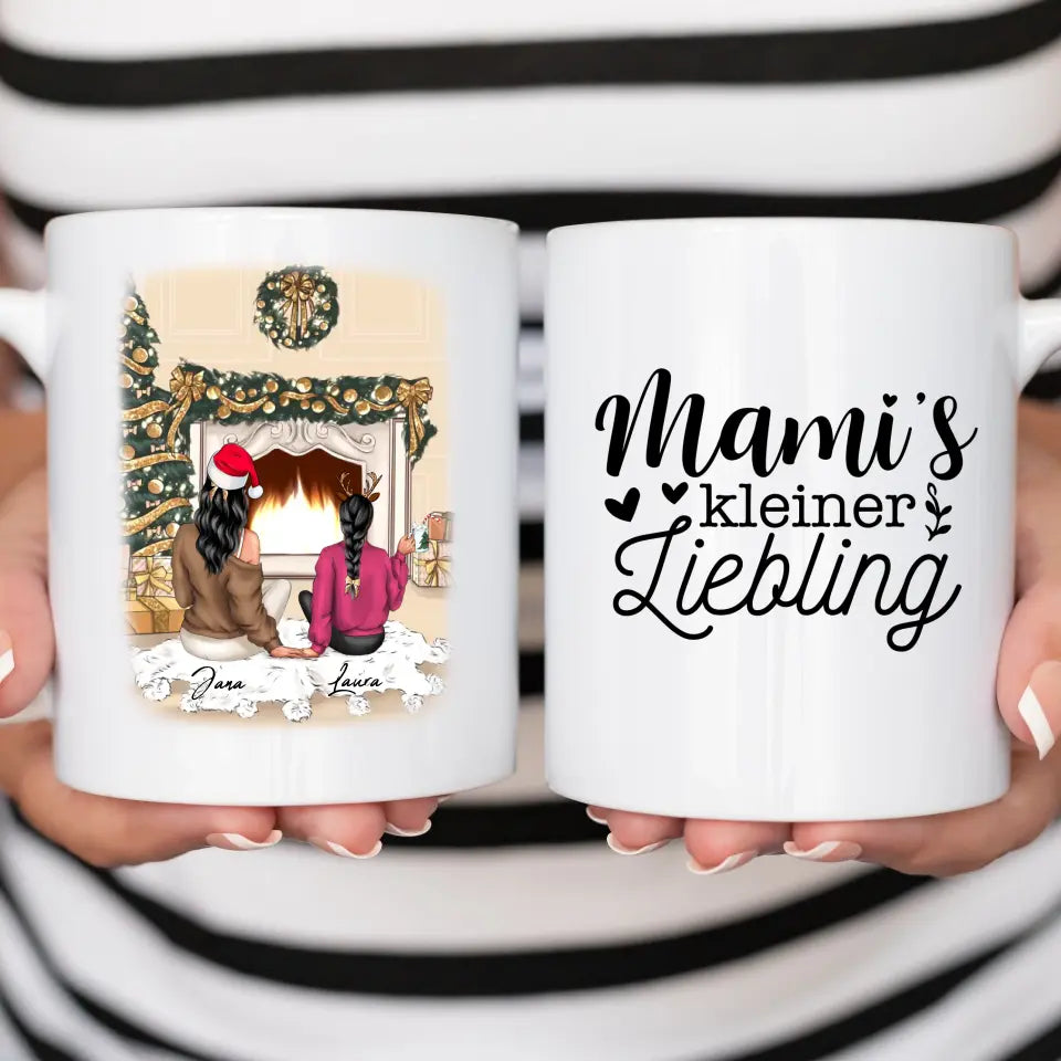 Mutter und Tochter Weihnachten - Tasse