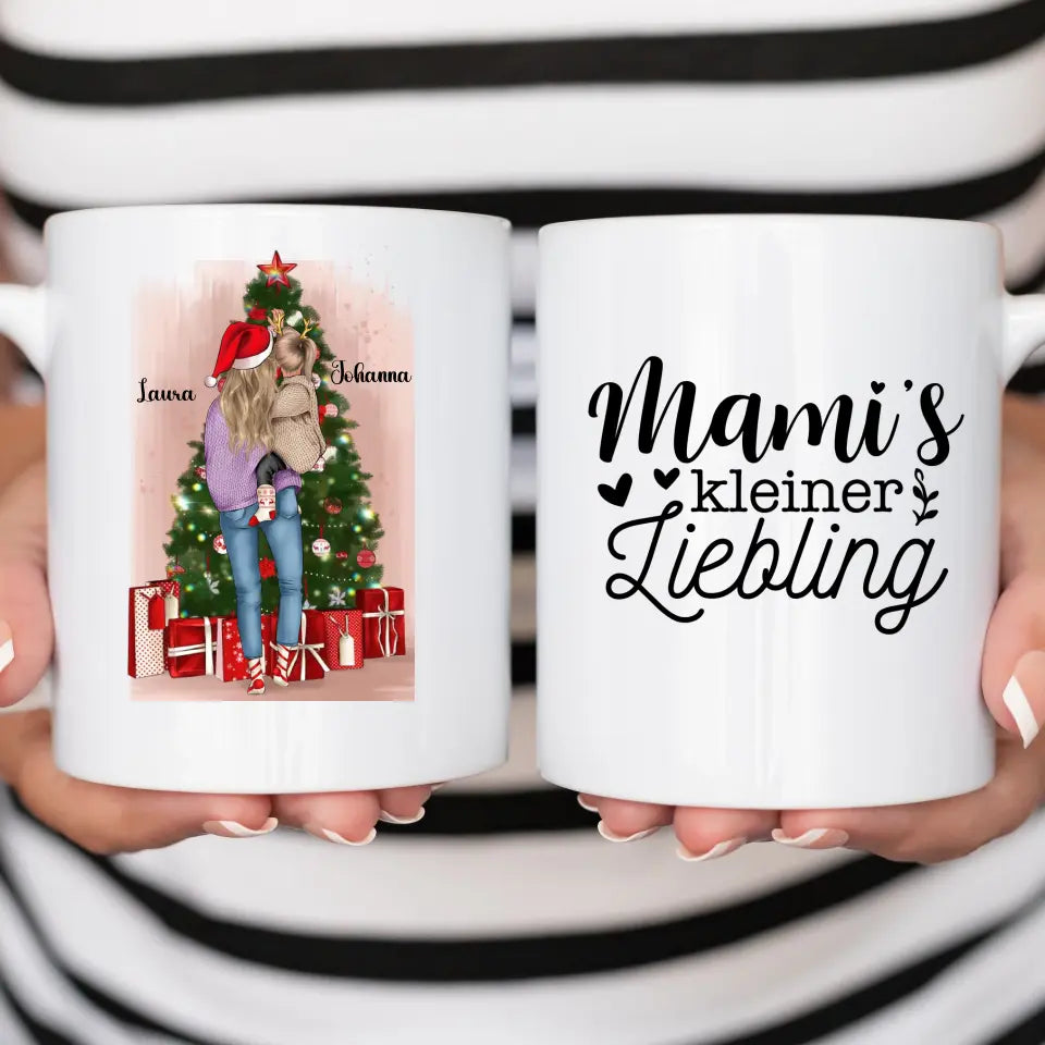 Mutter und Tochter Weihnachten - Tasse