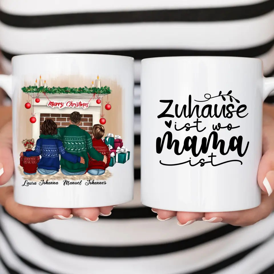 Familien Weihnachten - Tasse