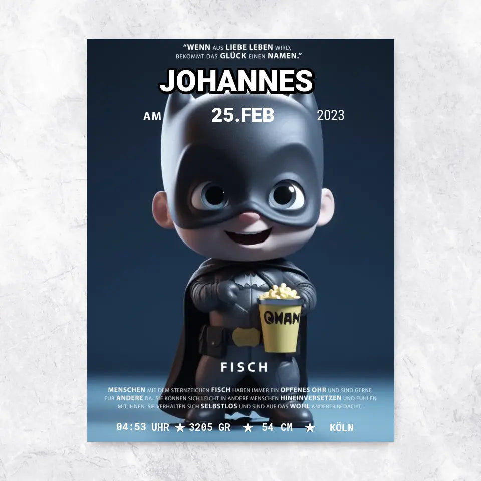 Baby Schurke Geburtsposter