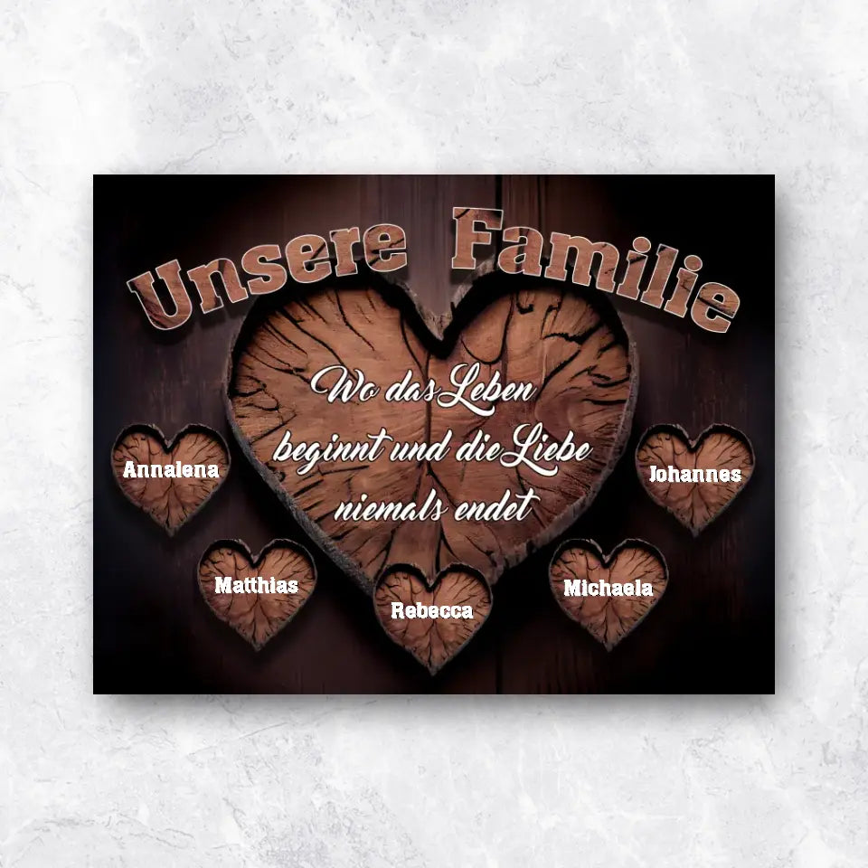 Liebe Leben Familie - Poster