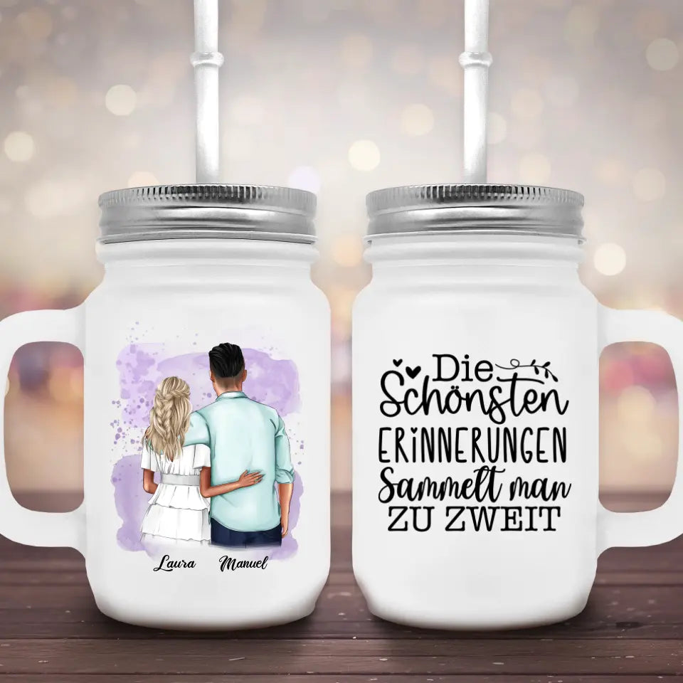 Sommer Paar - Marmeladenglas