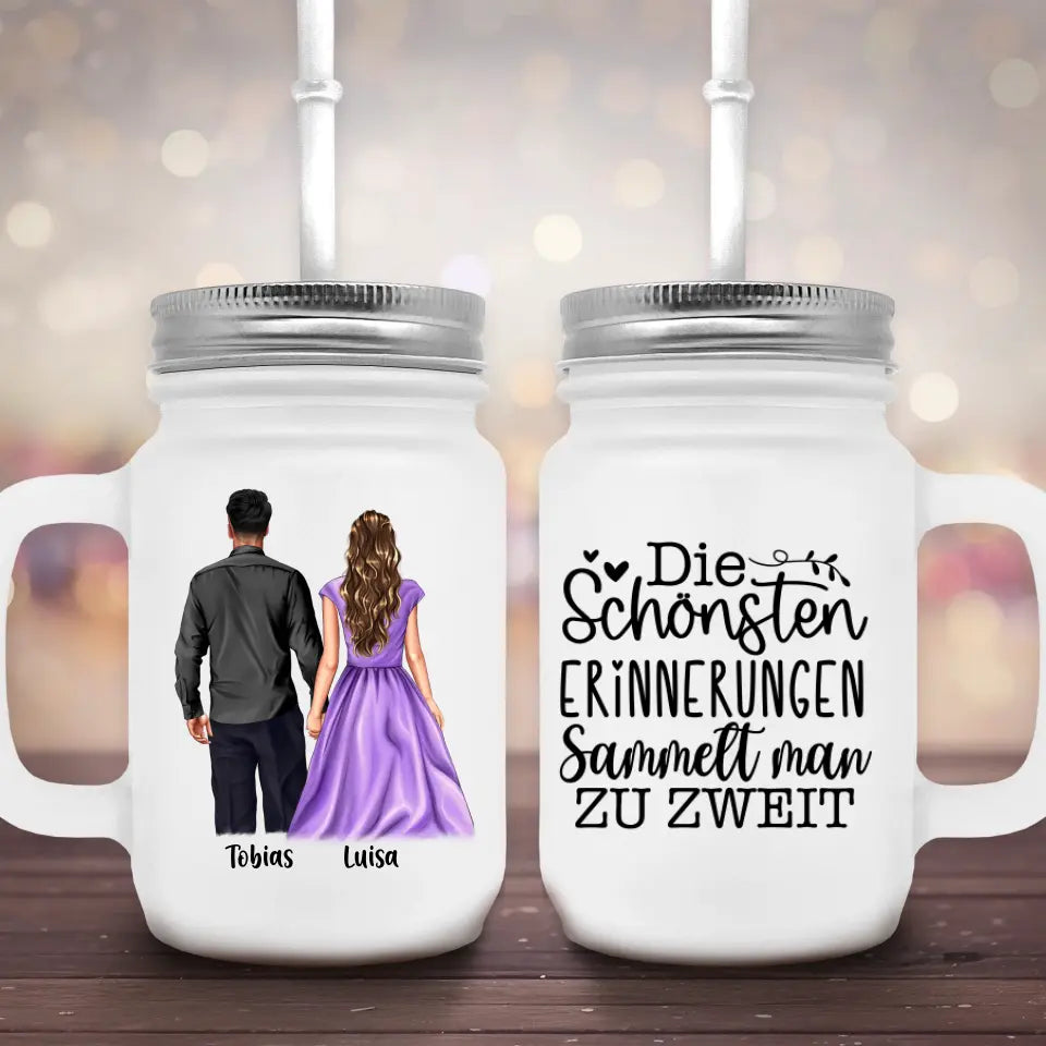 Schickes Paar - Marmeladenglas