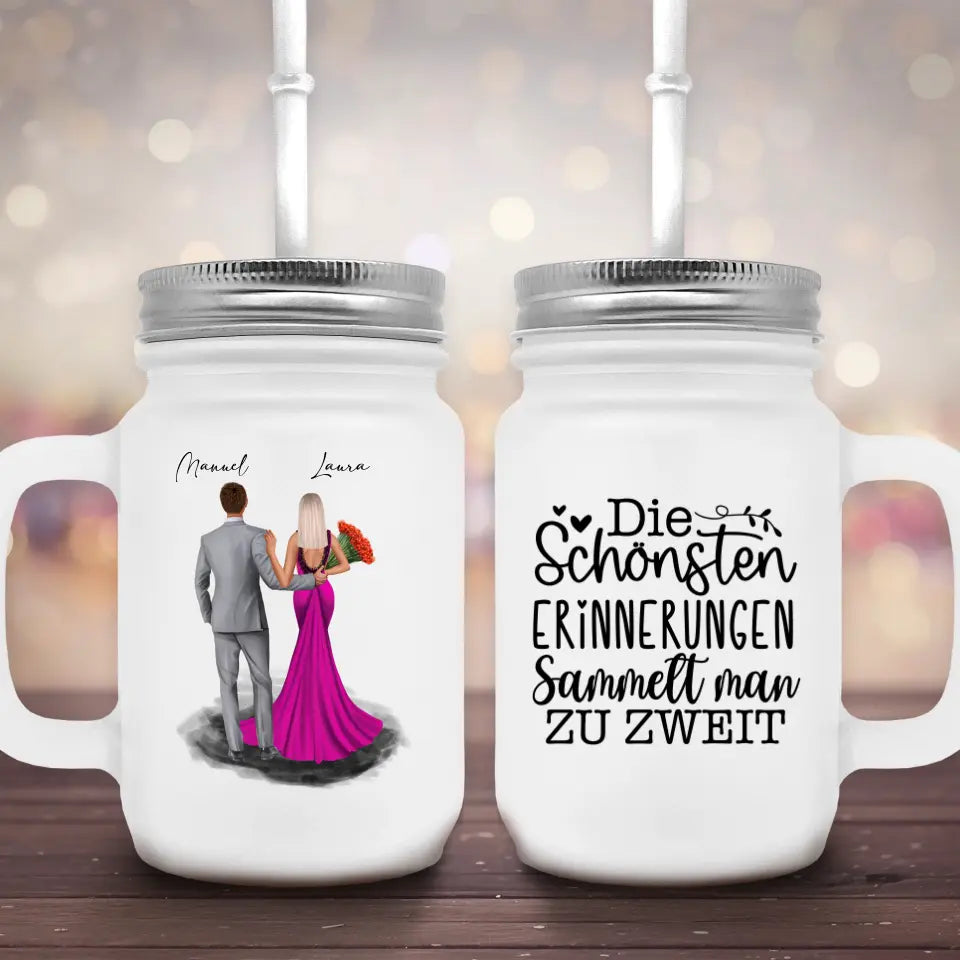 Schickes Paar - Marmeladenglas