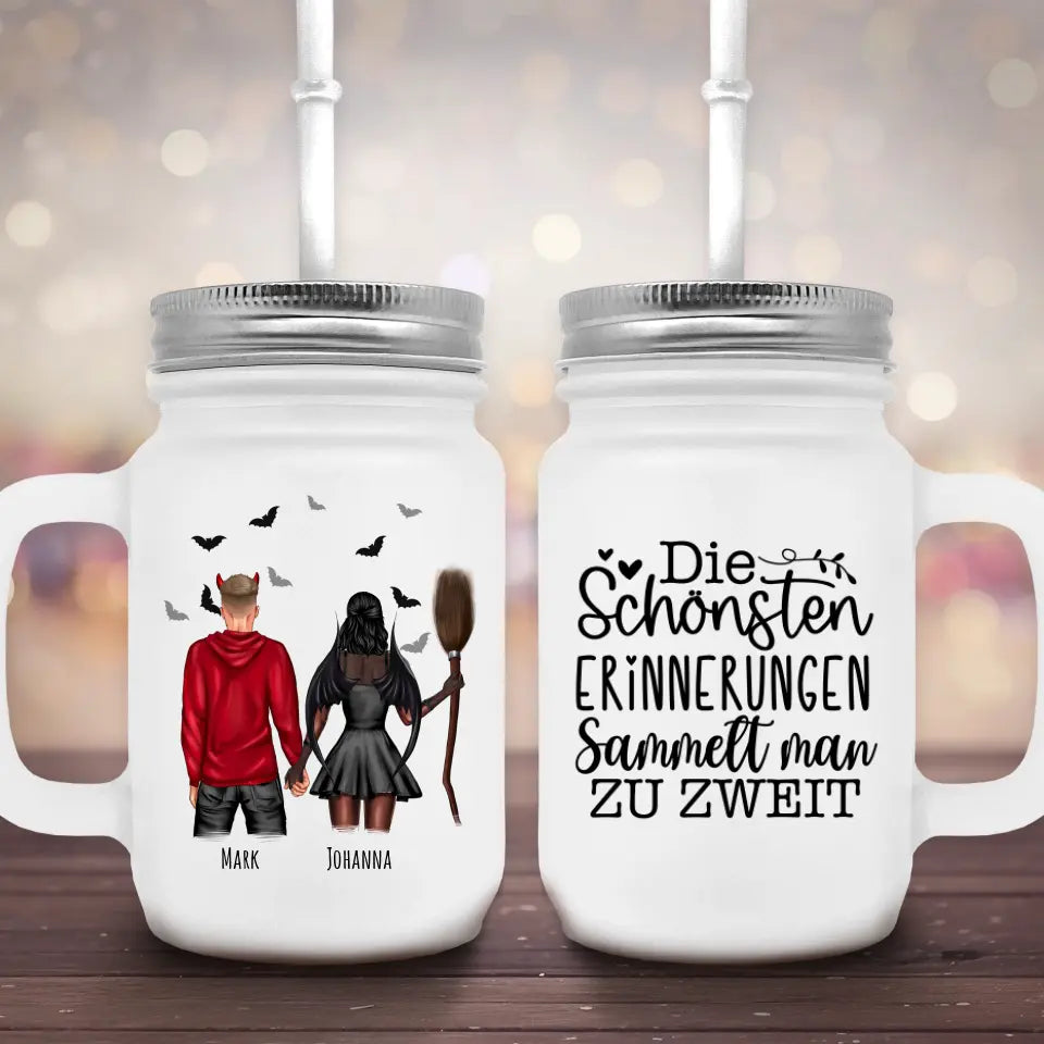 Halloween Paar - Marmeladenglas