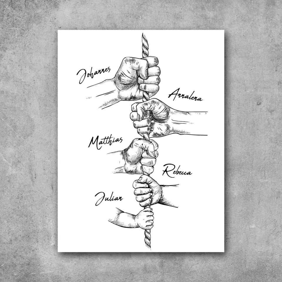 Zusammenhalt - Leinwand