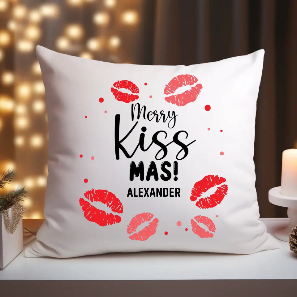 Merry Kissmas - Kissen