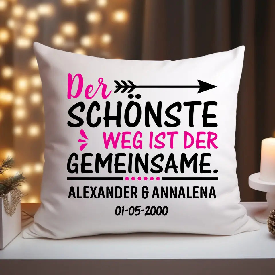 Gemeinsamer Weg - Kissen