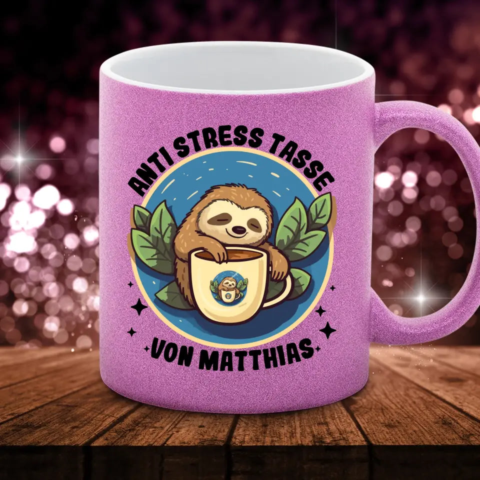 Anti Stress - Glitzertasse