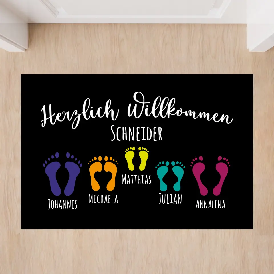 Fussabdruck - Fußmatte