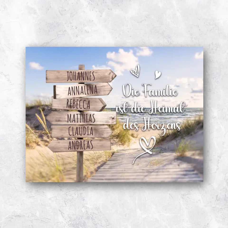 Familie Strand - Poster