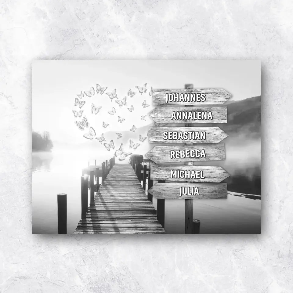 Familie Steg - Poster