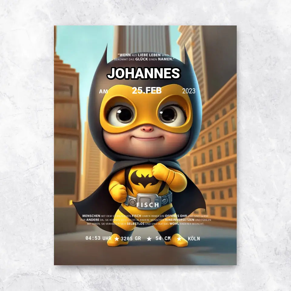 Gelber Held - Poster