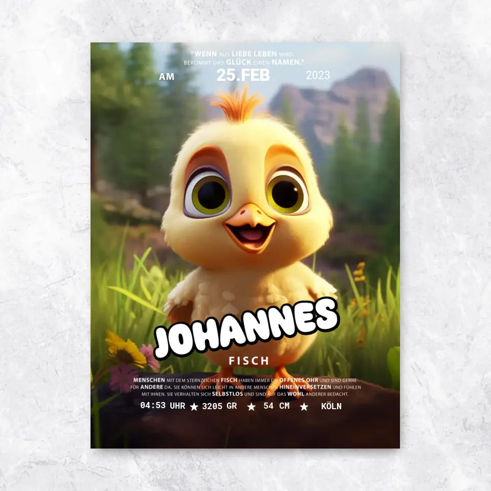 Kleines Küken - Poster