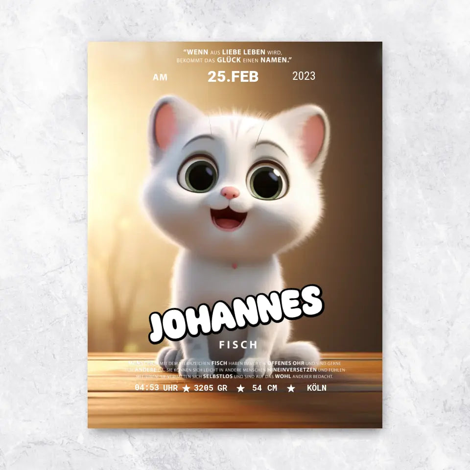 Kleine Katze - Poster