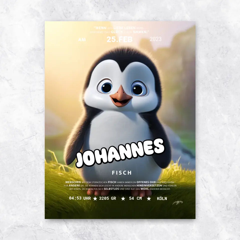 Baby Pinguin - Poster