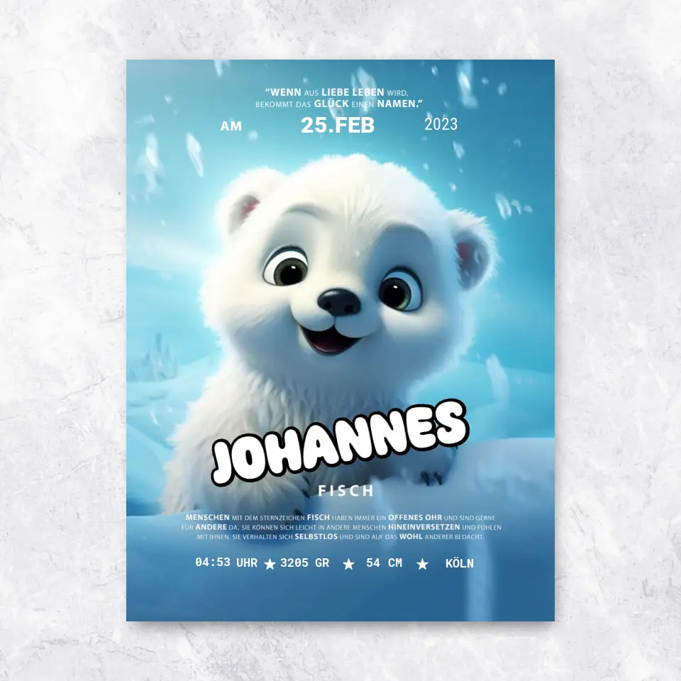 Baby Eisbär - Poster
