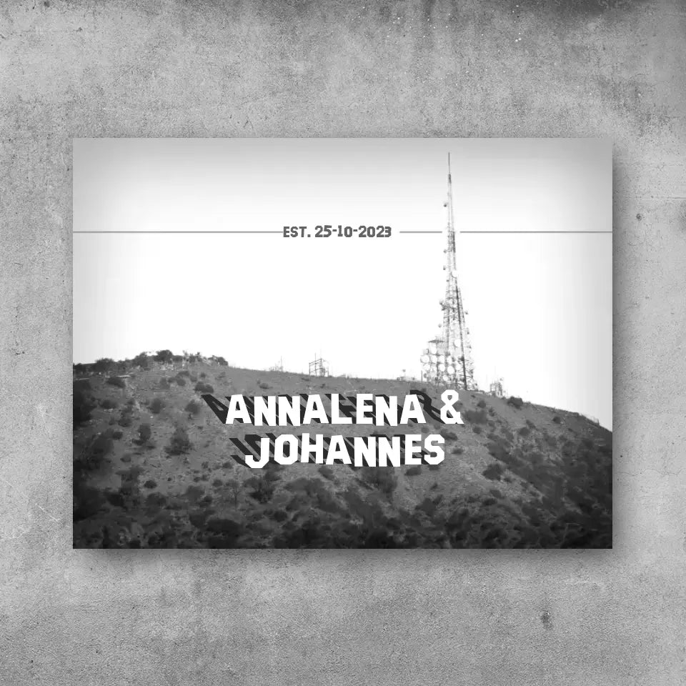 Hollywood Sign - Leinwand