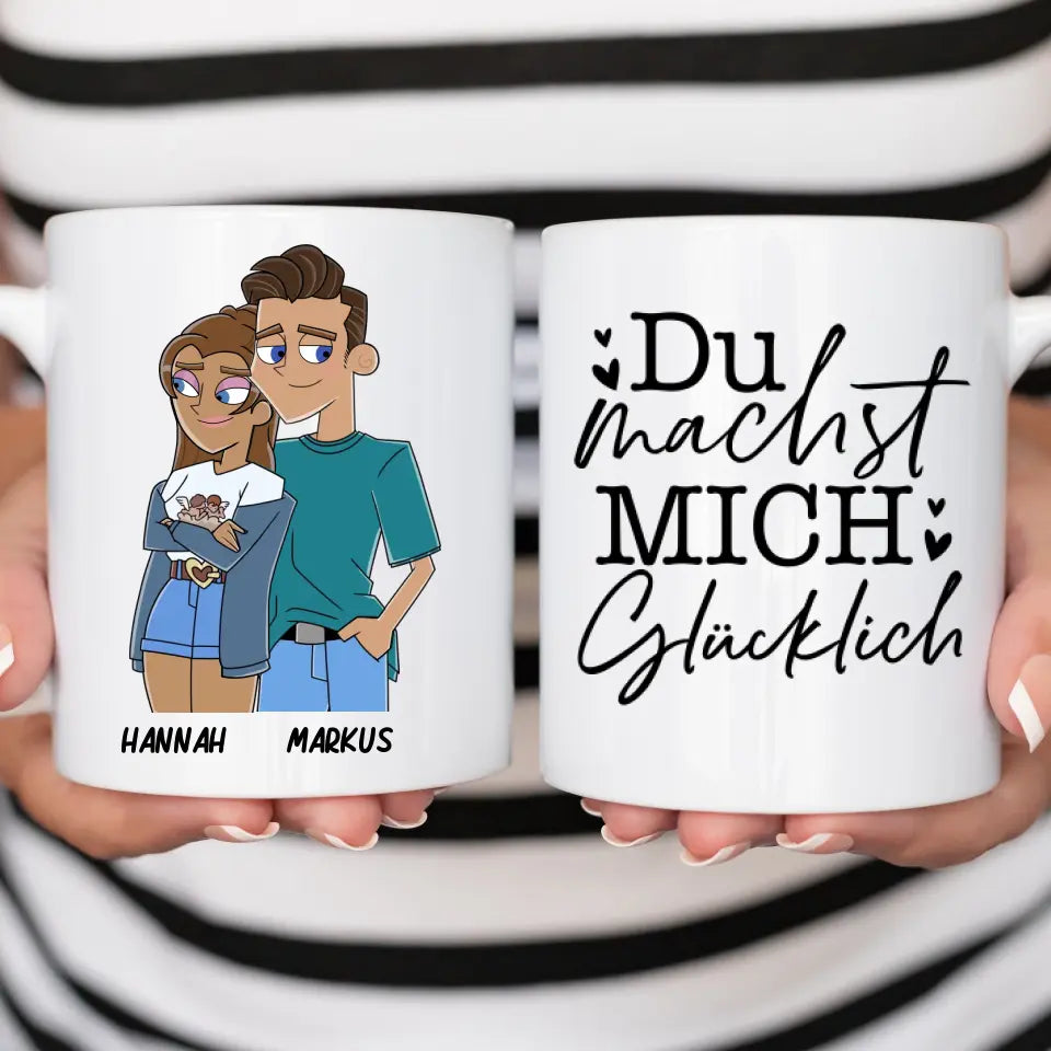 Cartoon Couple 2 - Tasse