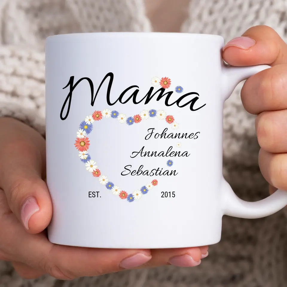 Mama Blumenherz - Tasse