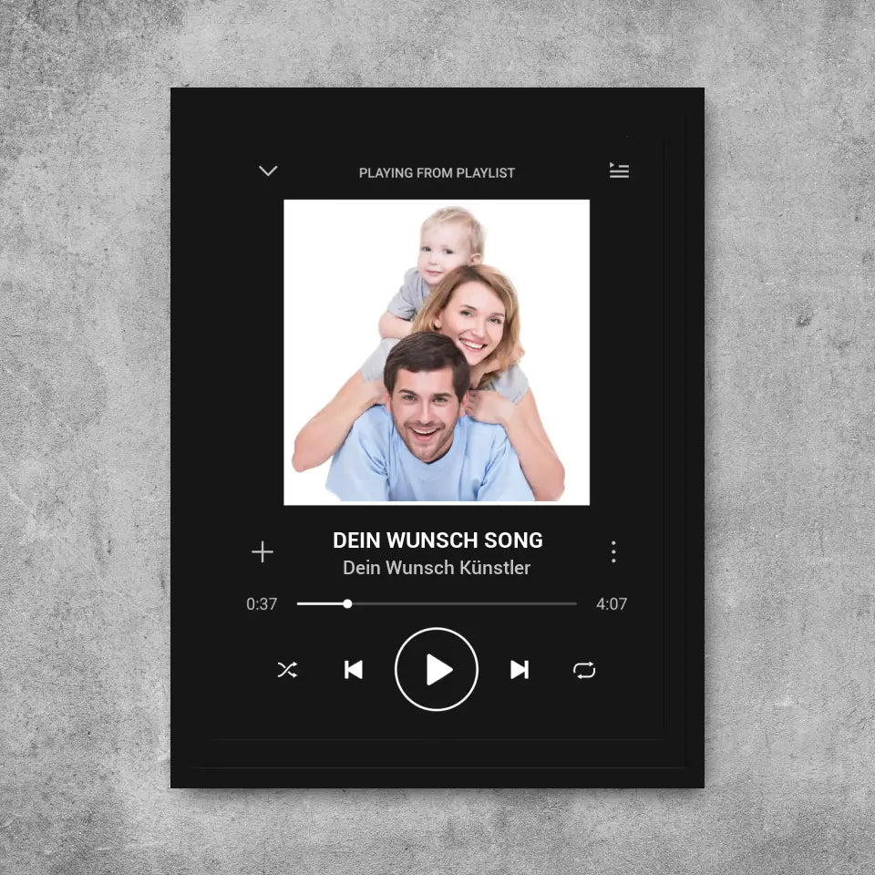 Songcover - Leinwand