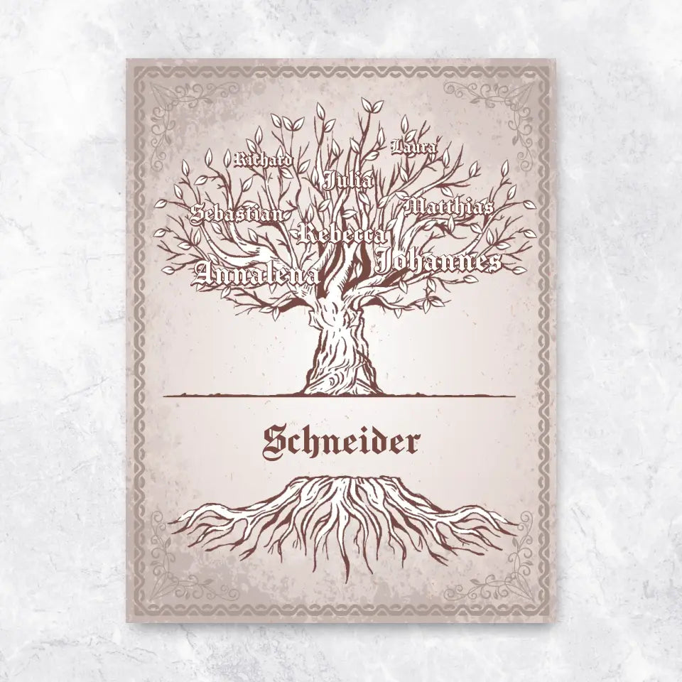 Familienbaum - Poster