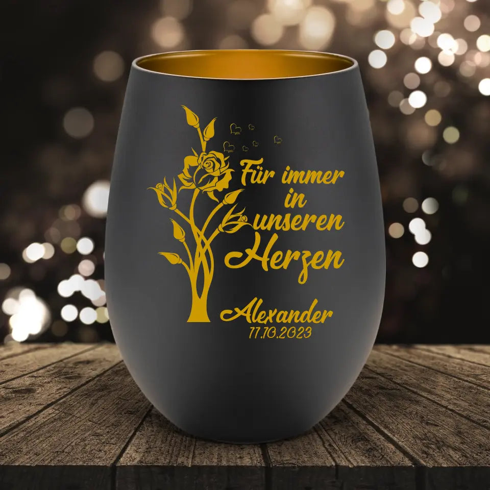 In unserem Herzen - Windlicht