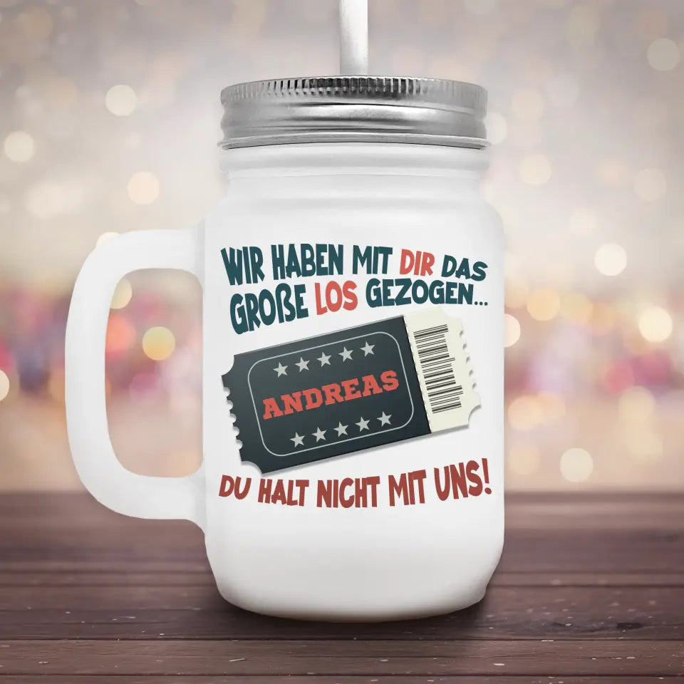 Großes Los - Marmeladenglas