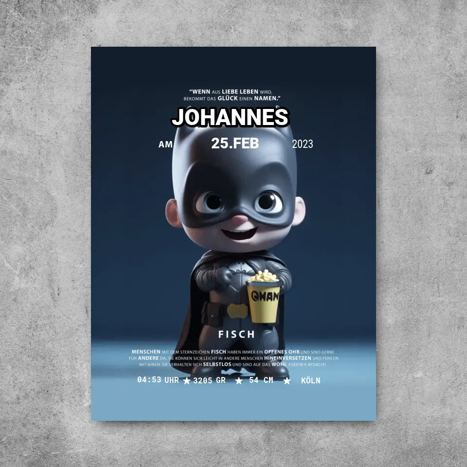 Baby Schurke - Leinwand