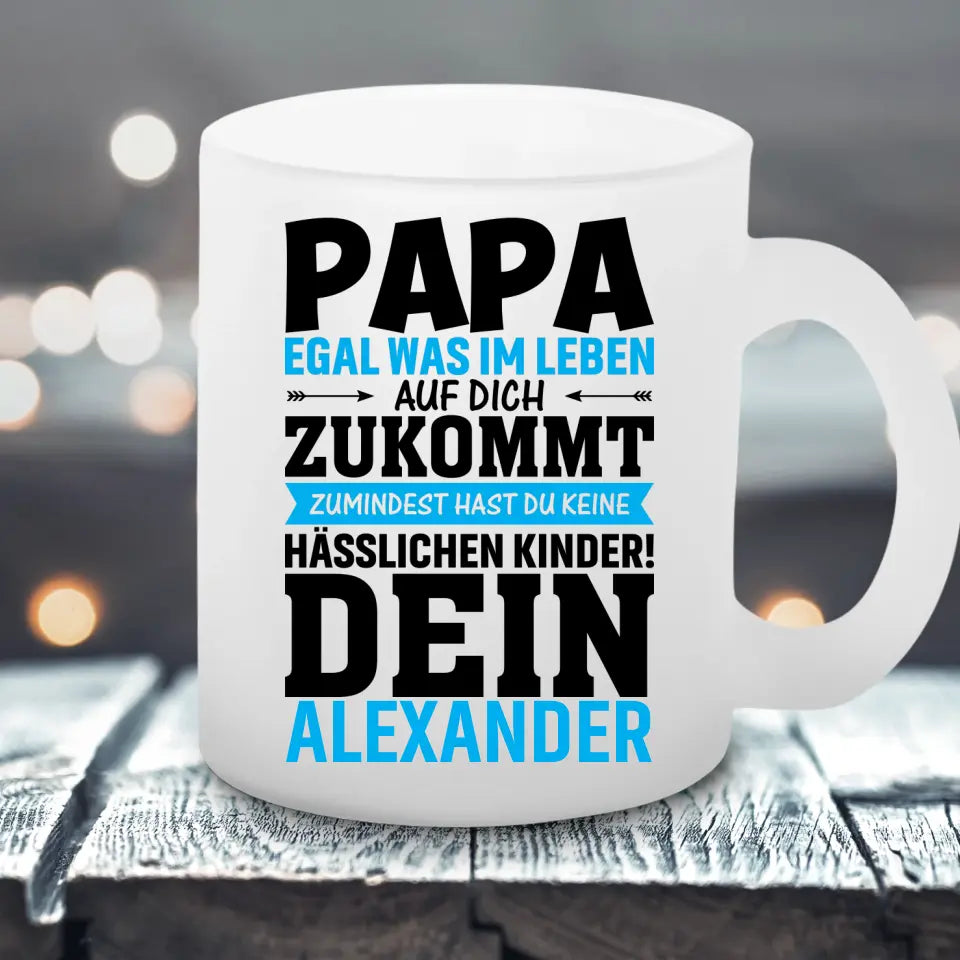 Hässliche Kinder - Satinierte Tasse