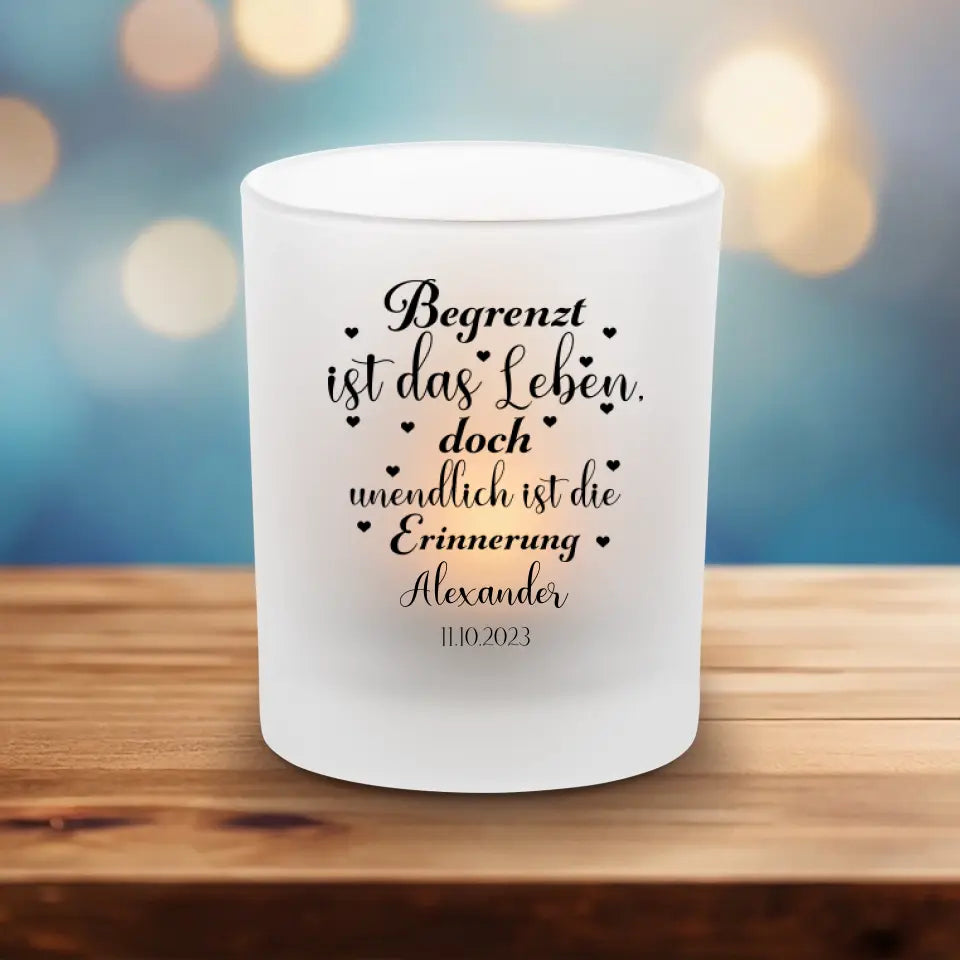 Die Erinnerung - Teelichthalter